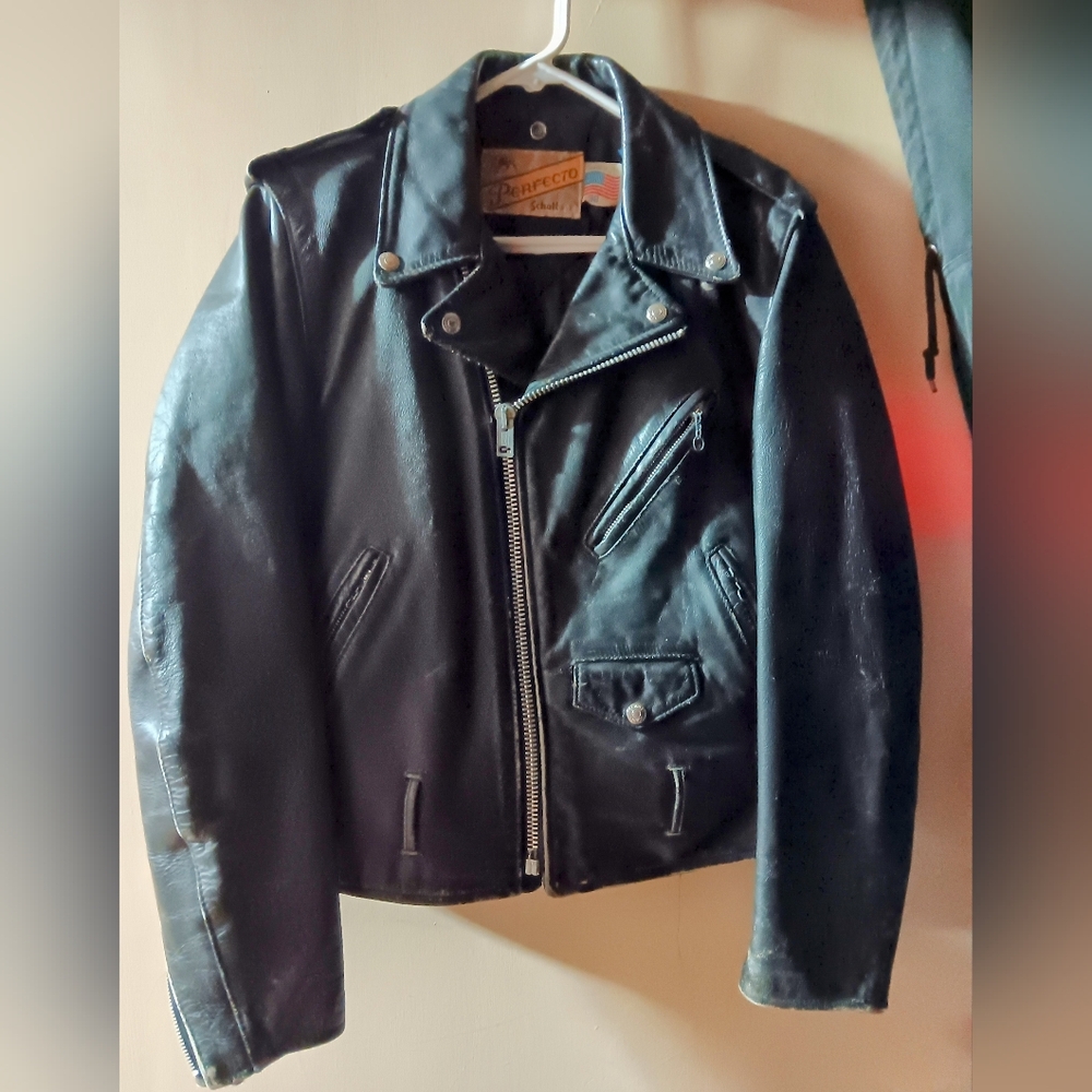 Vintage women's motorcycle coat